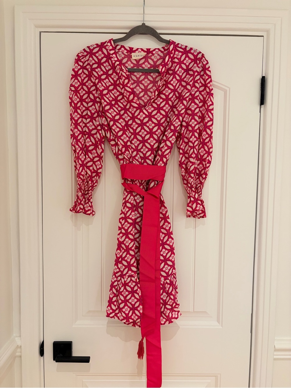 Aspiga Pink Geometric Print Dress